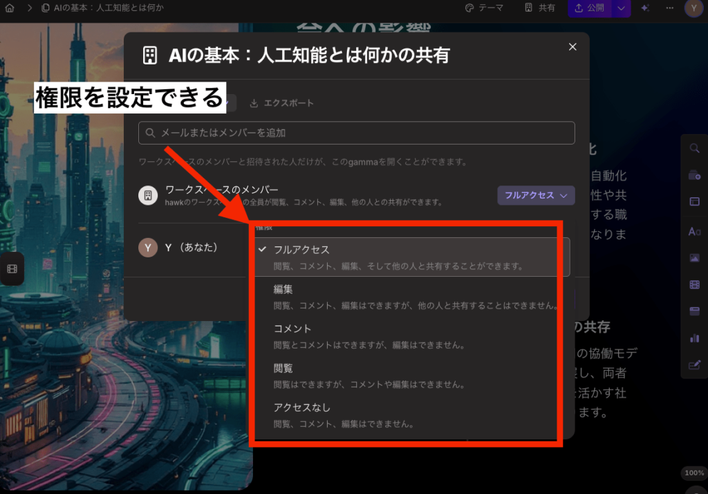 AIに関するスライド