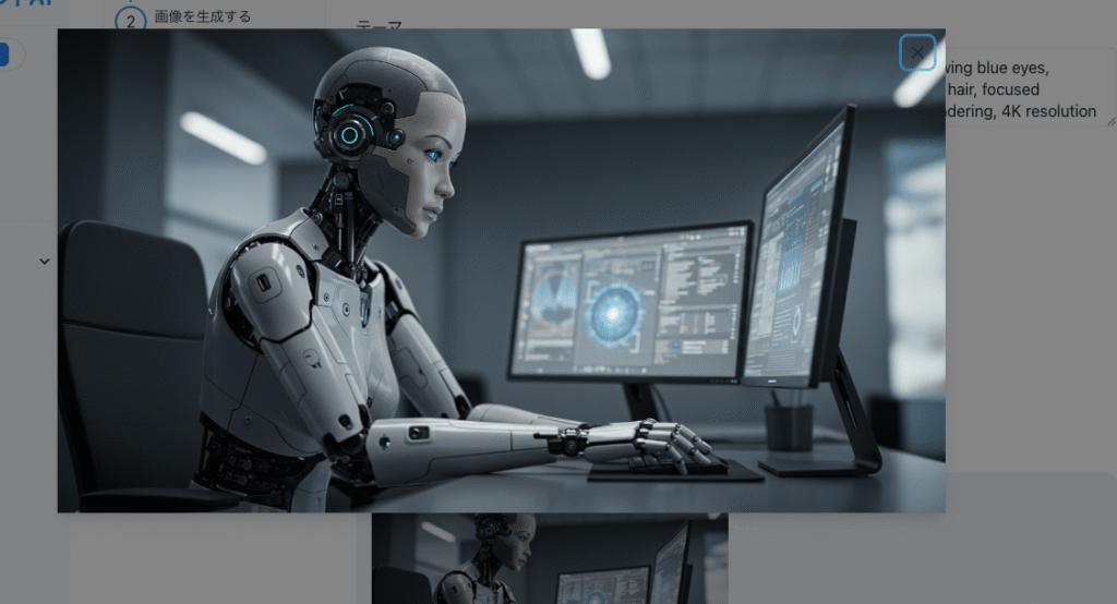 女性型AIロボット