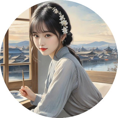 窓辺にいる美女